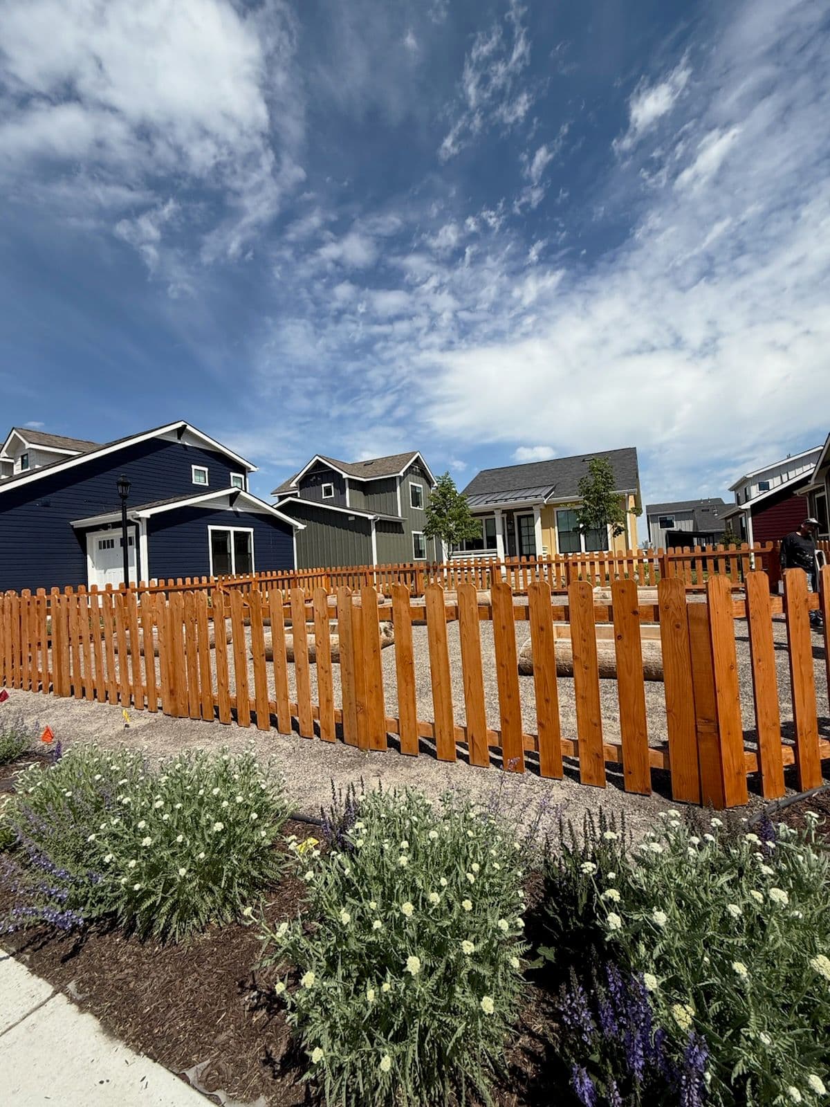 Cedar Fence Staining and Garden Revamp Marvel image